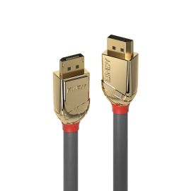 Lindy 0.5m DisplayPort 1.4 Cable, Gold Line | 36290