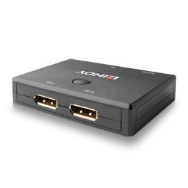 Lindy 2 Port DisplayPort 1.2 Bi-Directional Switch - 38414