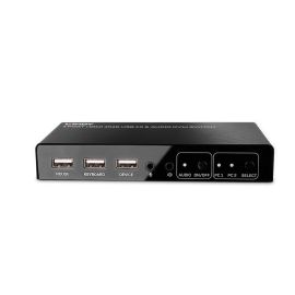 Lindy 2 Port HDMI 4K60, USB 2.0 & Audio KVM Switch - 32809