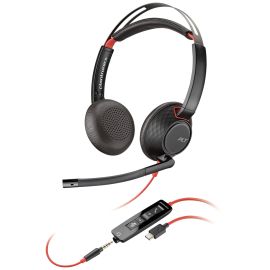 POLY Blackwire 5220 USB Type-C 3.5 mm Wired Headset | 207586-201
