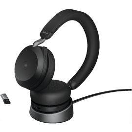Jabra Evolve2 75 USB Type-A MS Teams Headset with Desk Stand