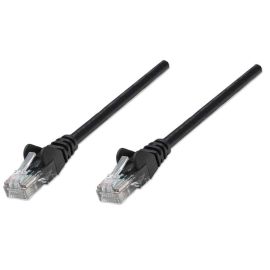 Intellinet Cat5e 0.5m Black CCA U/UTP PVC RJ45 Network Patch Cable | 318143