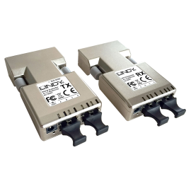 Lindy 500m Fibre Optic DVI-D Single Link Extender | 38301