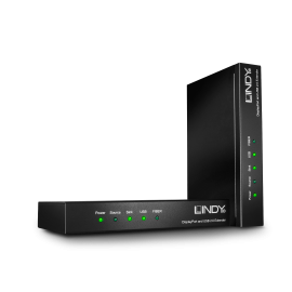 Lindy 200m Fibre Optic DisplayPort 1.2 & USB 2.0 KVM Extender | 39380