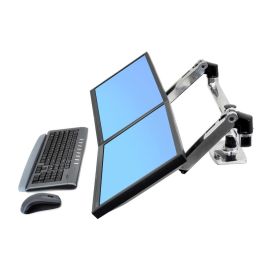Ergotron 27" LX Dual/Multi LCD Monitor Arm Aluminium | 45-245-026