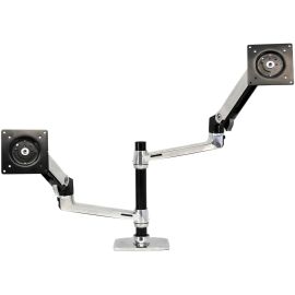 Ergotron 24" LX Dual LCD Stacking Arm Desk Mount | 45-248-026