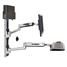 Ergotron 20" LX Sit-Stand Wall Mount System | 45-359-026