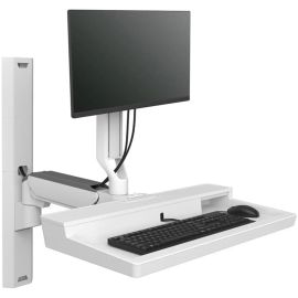 Ergotron 27" CareFit™ Combo System Monitor & Keyboard Workstation With Shelf - 45-618-251