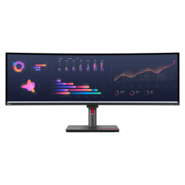 Lenovo 63DBRAT1UK/P49w-30 ThinkVision 49" 5K 60Hz Curved DQHD Thunderbolt USB-C Monitor