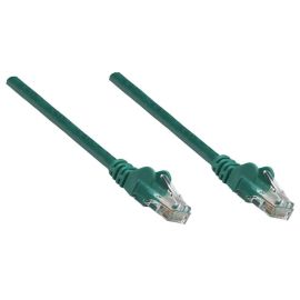 Intellinet Cat5e 0.25m Green CCA U/UTP PVC RJ45 Network Patch Cable | 737340