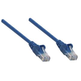 Intellinet Cat5e 0.25m Blue CCA U/UTP PVC RJ45 Network Patch Cable | 737357