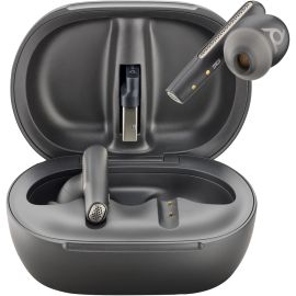 Poly Voyager Free 60+ UC M Carbon Black Earbuds + BT700 USB-C Adapter + Touchscreen Charge Case | 7Y8H0AA