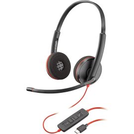 Poly Blackwire 3220 Wired Black Headset