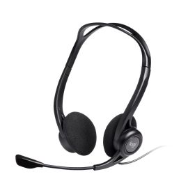 Logitech 960 USB Computer Headset Wired Black Headset
