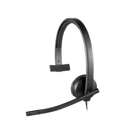 Logitech USB Headset H570e Stereo Wired Black Headset