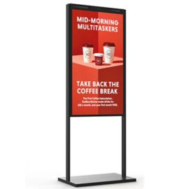 55" Double-Sided Ultra High Brightness Digital Display | 3500 cd/m² Floor Standing Signage