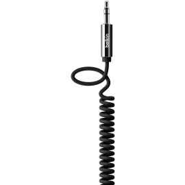 Belkin Mixit Coiled 3.5mm Aux Cable 1.8 m Black | AV10126CW06-BLK