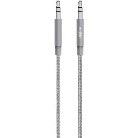 Belkin MIXIT↑™ Metallic AUX Cable 1.2 m 3.5mm Grey | AV10164BT04-GRY
