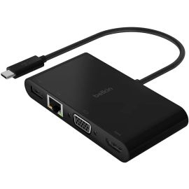 Belkin USB-C Multimedia + Charge Adapter 100W | AVC004BTBK
