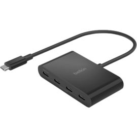 Belkin Interface Hub 4-Port USB Type-C 10000 Mbit/s Black | AVC018BTBK