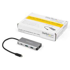 StarTech HB31C2A1CGB Interface Hub USB 3.2 Gen 2 (3.1 Gen 2) Type-C 10000 Mbit/s Black, Grey