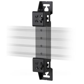 B-Tech SYSTEM X Adjustable Height and Depth Rail Mounting Bracket | BT8390-WFK6/B