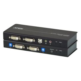 Aten USB DVI Dual View Cat 5 KVM Extender (1024 x 768@60m) | CE604-AT-E