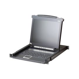 Aten CL1000M-ATA-EE Single Rail LCD Console (PS/2-USB, VGA)