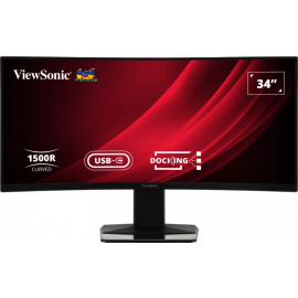 ViewSonic VG3419C 34" UWQHD Curved Docking Monitor