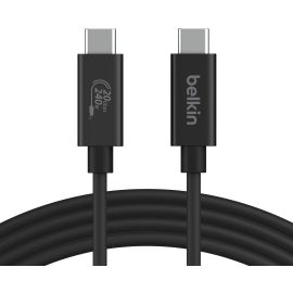Belkin USB Cable 2 m USB4 Gen 2x2 USB C Black | INZ004BT2MBK