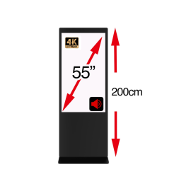 Dahua LDV55-SAI400UM 55" 4K Ultra HD Android Floor-Standing Digital Signage Display