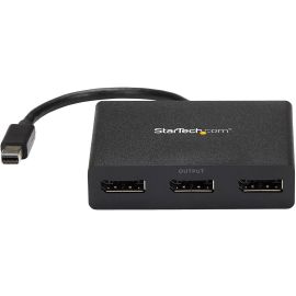 Startech 3-Port Multi Monitor Adapter - Mini DisplayPort to DisplayPort MST Hub | MSTMDP123DP