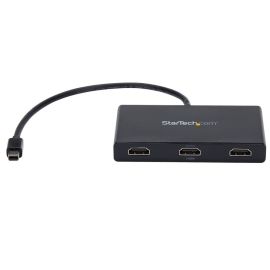 Startech 3-Port Multi Monitor Adapter - Mini DisplayPort to HDMI MST Hub | MSTMDP123HD