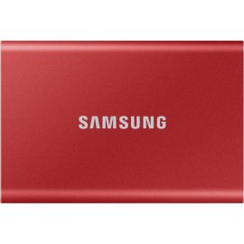 Samsung Portable SSD T7 2TB Desktop External Solid State Drive in Red | MU-PC2T0R/WW