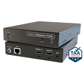 Matrox Maevex 7112A Single-Channel 4K Encoder | MVX-E7112A-1