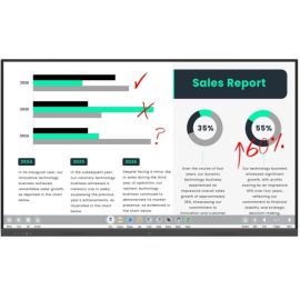 Moove 55" 4K Interactive Touch Display with MeetingPad Software