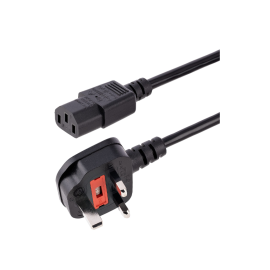StarTech 3m UK Computer Power Cable – 3 Pin Mains Lead | PXT101UK3M