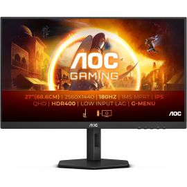 AOC Q27G4X 27" IPS 180 Hz QHD LCD LED Monitor Black, Red