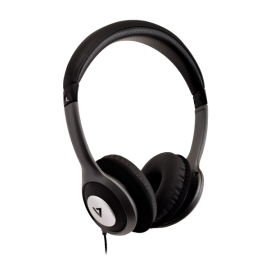 V7 Deluxe Stereo Headphones with Volume Control - HA520-2EP