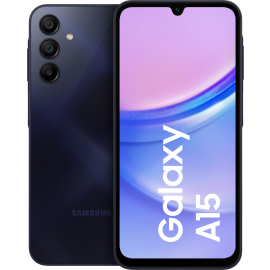 Samsung Galaxy SM-A155F 16.5 cm (6.5") Hybrid Dual SIM Android 14 4G USB Type-C 4 GB 128 GB 5000 mAh Black, Blue Smartphone | SM-A155FZKDEUB