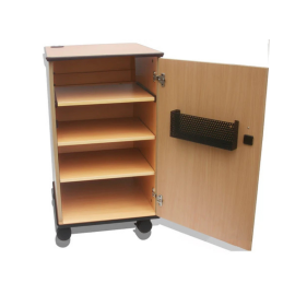 Sapphire AV Cabinet With Three Shelves (Dark) Assembled | STRV102D