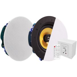 Vision Techconnect TC3-AMP Digital Stereo Amplifier and CS-1900 Pair Ceiling Speakers kit
