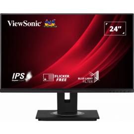 ViewSonic VG2448A-2 24" SuperClear® IPS Frameless Monitor with Advanced Ergonomics