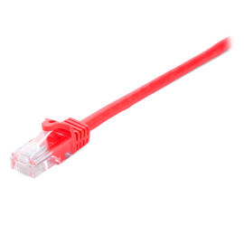 V7 Red Cat6 Unshielded (UTP) Cable RJ45 Male to RJ45 Male 1m 3.3ft - V7CAT6UTP-01M-RED-1E