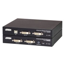 Aten USB DVI Dual View HDBaseT™ 2.0 KVM Extender (1920 x 1200 @100 m) | CE624-AT-E
