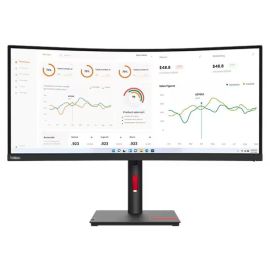 Lenovo 63D4ZAT1UK/T34w-30 34" 60Hz QHD Monitor With ThinkVision MC60 Monitor Webcam