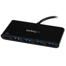 StarTech HB30C4AFPD 4 Port USB C Hub with 4 USB Type-A Ports (USB 3.0 SuperSpeed 5Gbps) - 60W Power Delivery Passthrough Charging