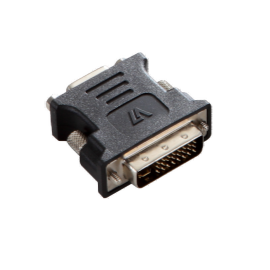 V7 DVI-I Male to VGA Female Adapter 1080P FHD Black - V7E2DVIIMVGAF-ADPTR