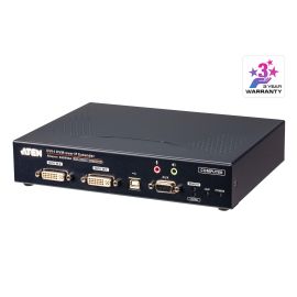 Aten DVI-I Dual Display KVM over IP Transmitter | KE6940AT-AX-E