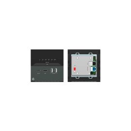 Kramer Electronics EXT3-C-XR-T 4K60 4:4:4 USB–C Wall–plate Transmitter with USB, Ethernet, RS–232, & IR over Extended–Reach HDBaseT 3.0